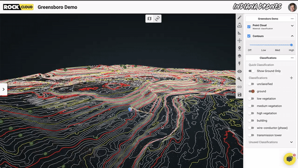 ROCK Surveyor allows you to generate topographic surfaces.