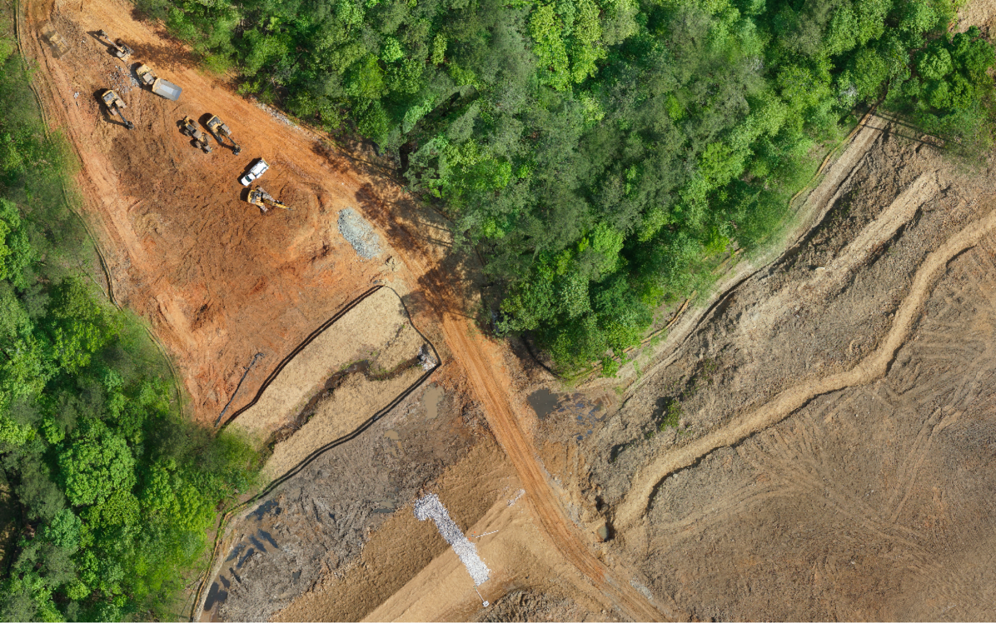 Job Site Aerial View