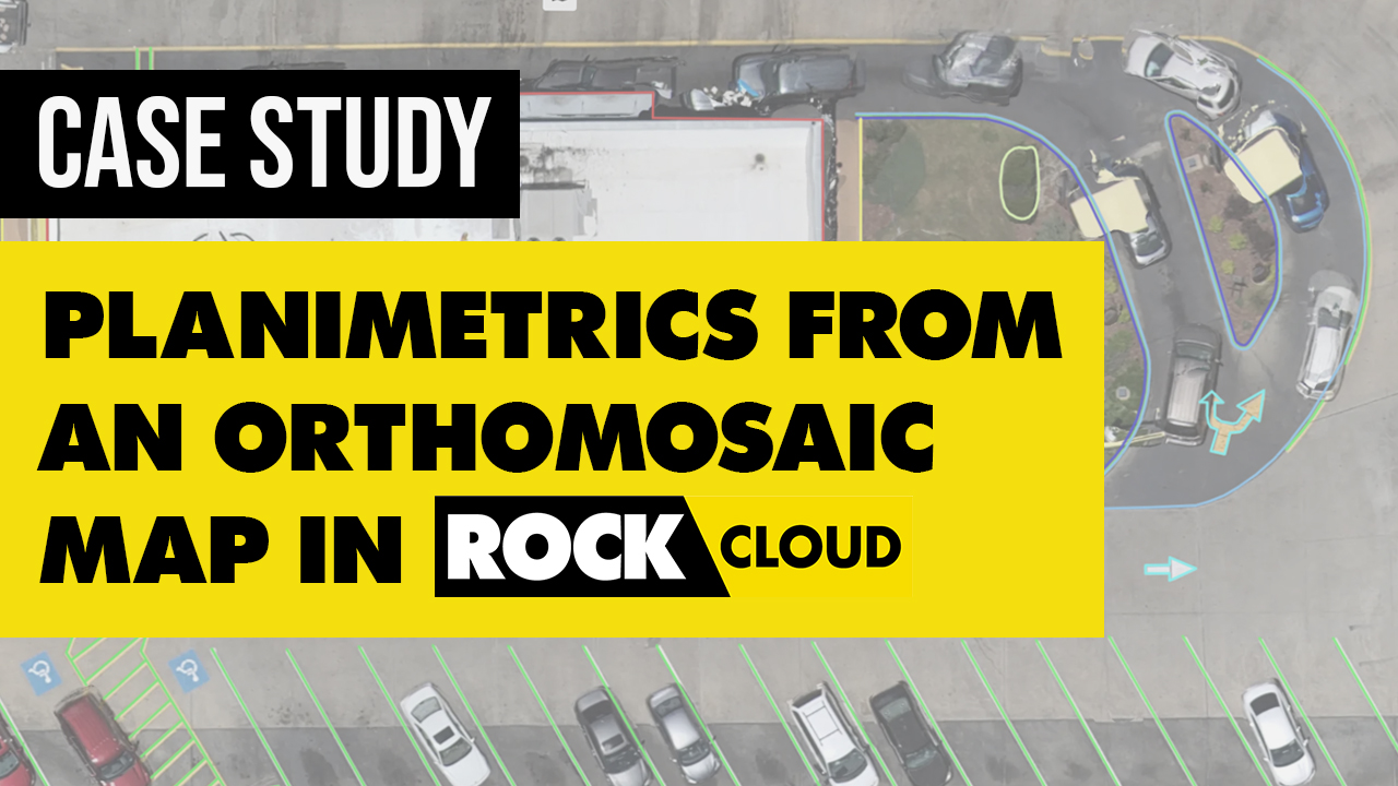 Case Study: Creating Planimetrics from an Orthomosaic Map Using ROCK Cloud