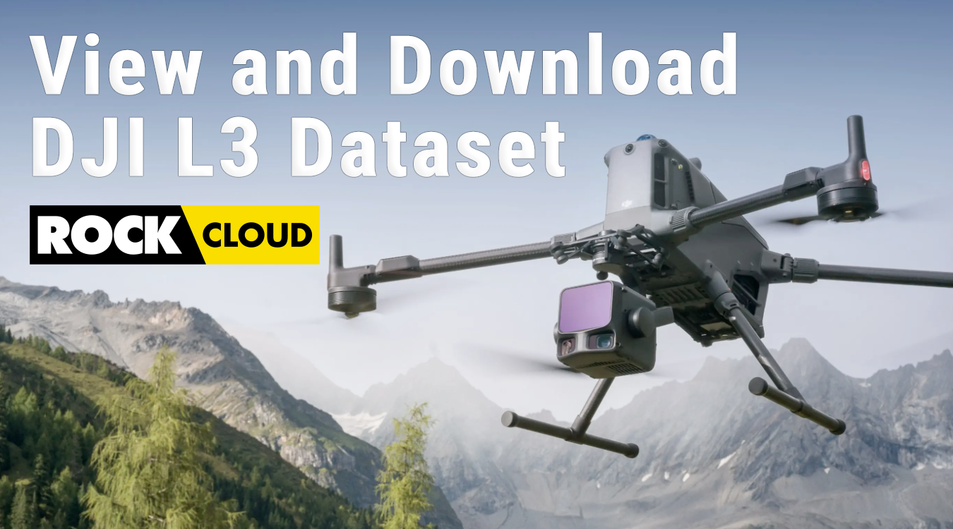 Explore the DJI Zenmuse L3 Rolling Hills Dataset: Premium LiDAR Data on ROCK Cloud