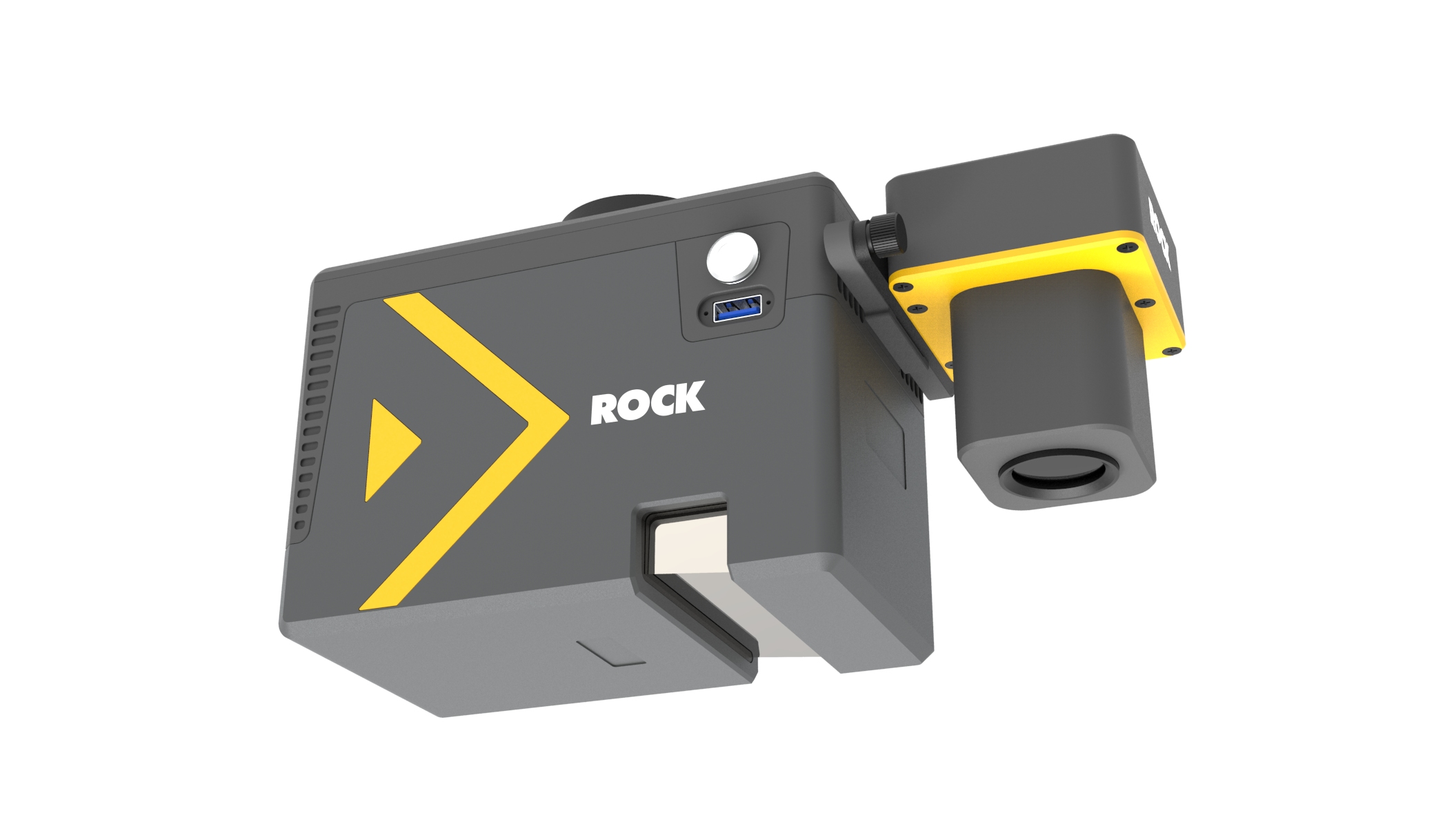 ROCK Ultra LiDAR on Pelican Carrying Case in Construction Site