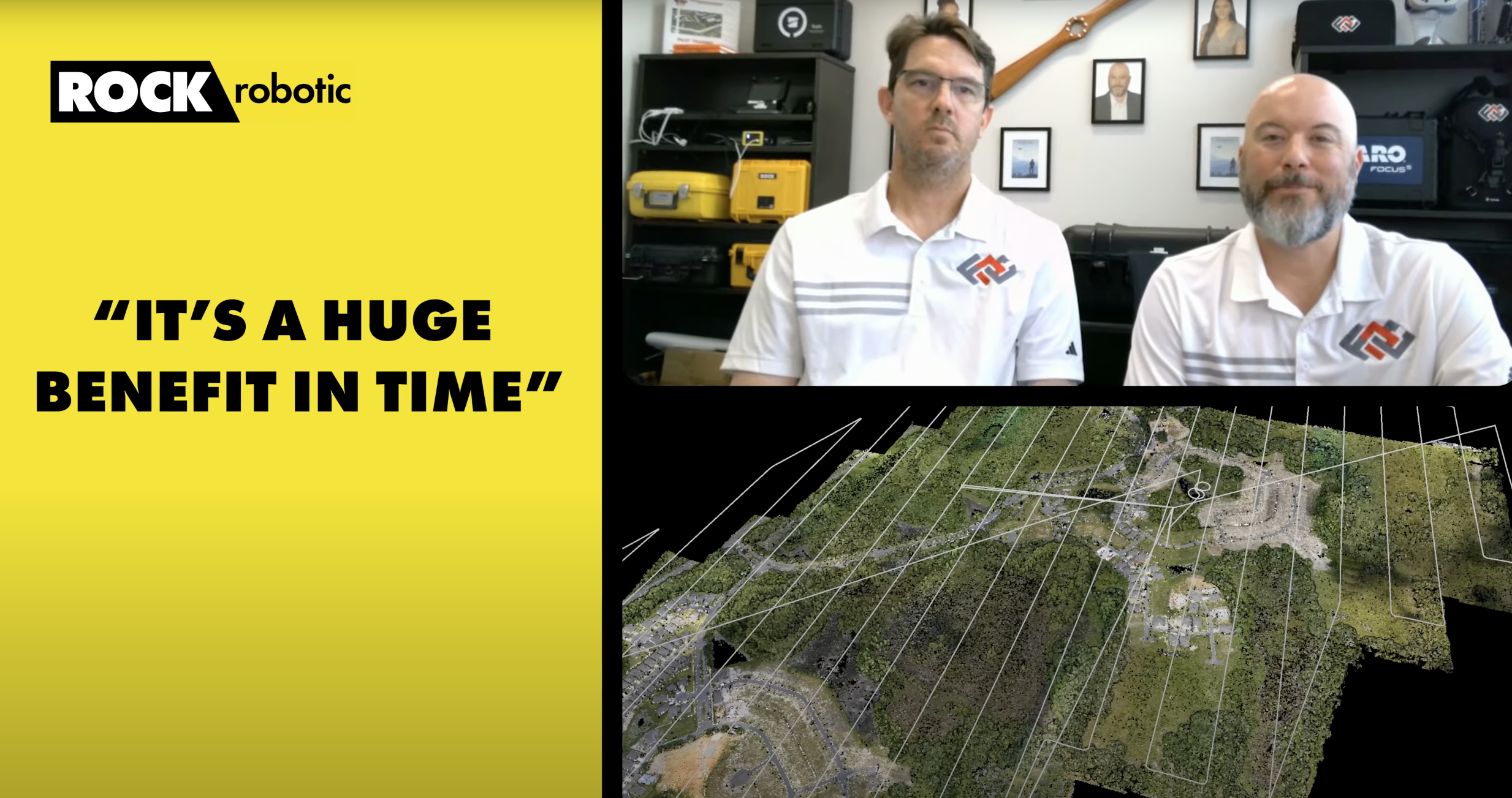 Das Team von Florida Design Consultants bereitet das ROCK Ultra LiDAR-System für den Flug vor.