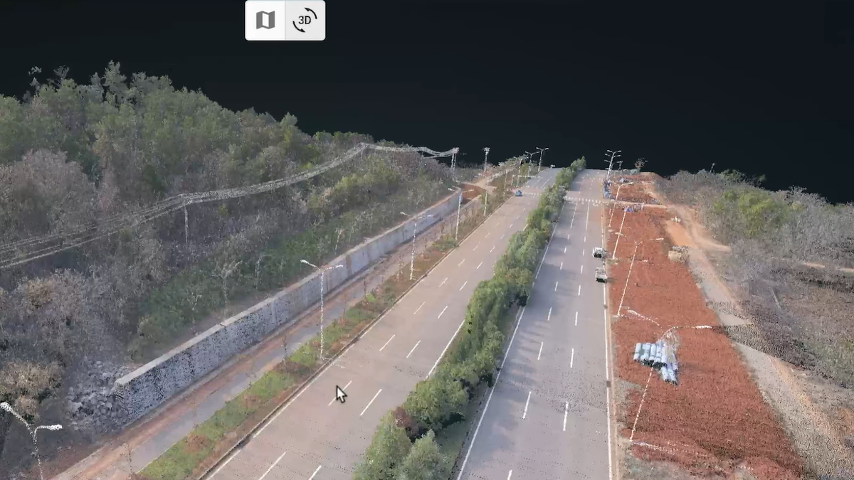 *Data point cloud collected at 150 meters (492 feet) above ground level (AGL) with ROCK Ultra*