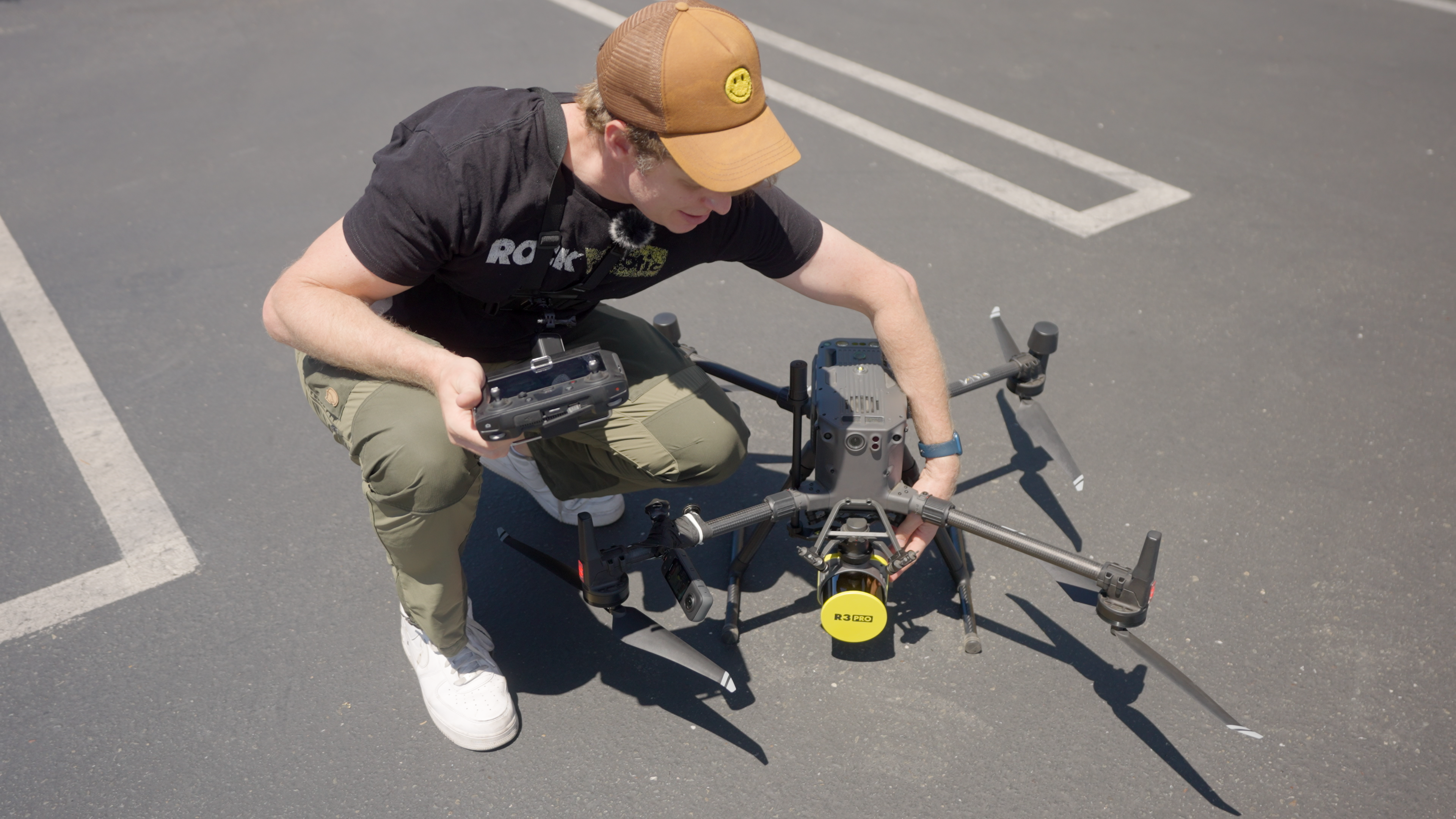Turning on the LiDAR and Data Recording