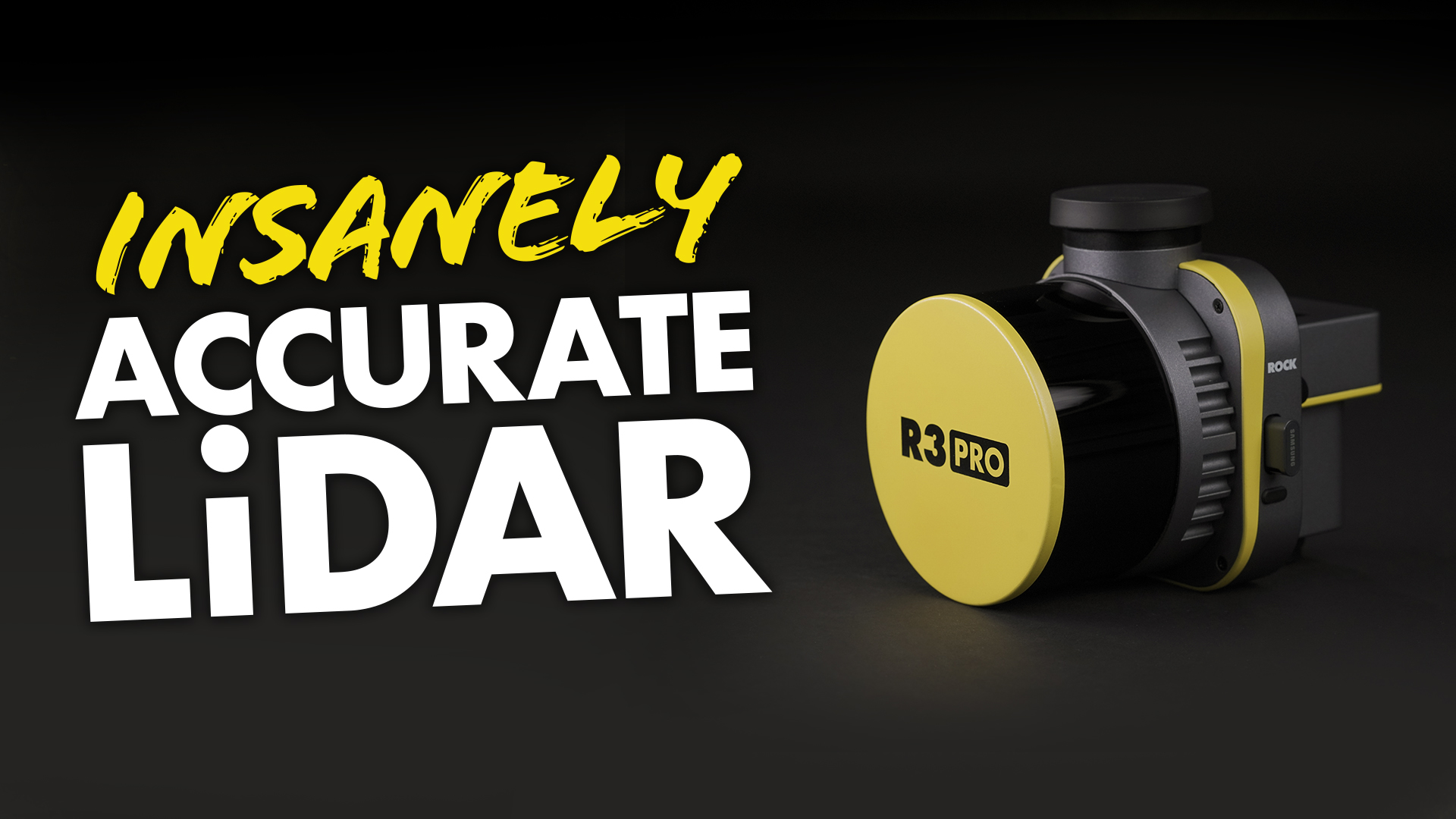 Insanely Accurate LiDAR: The New ROCK R3 PRO