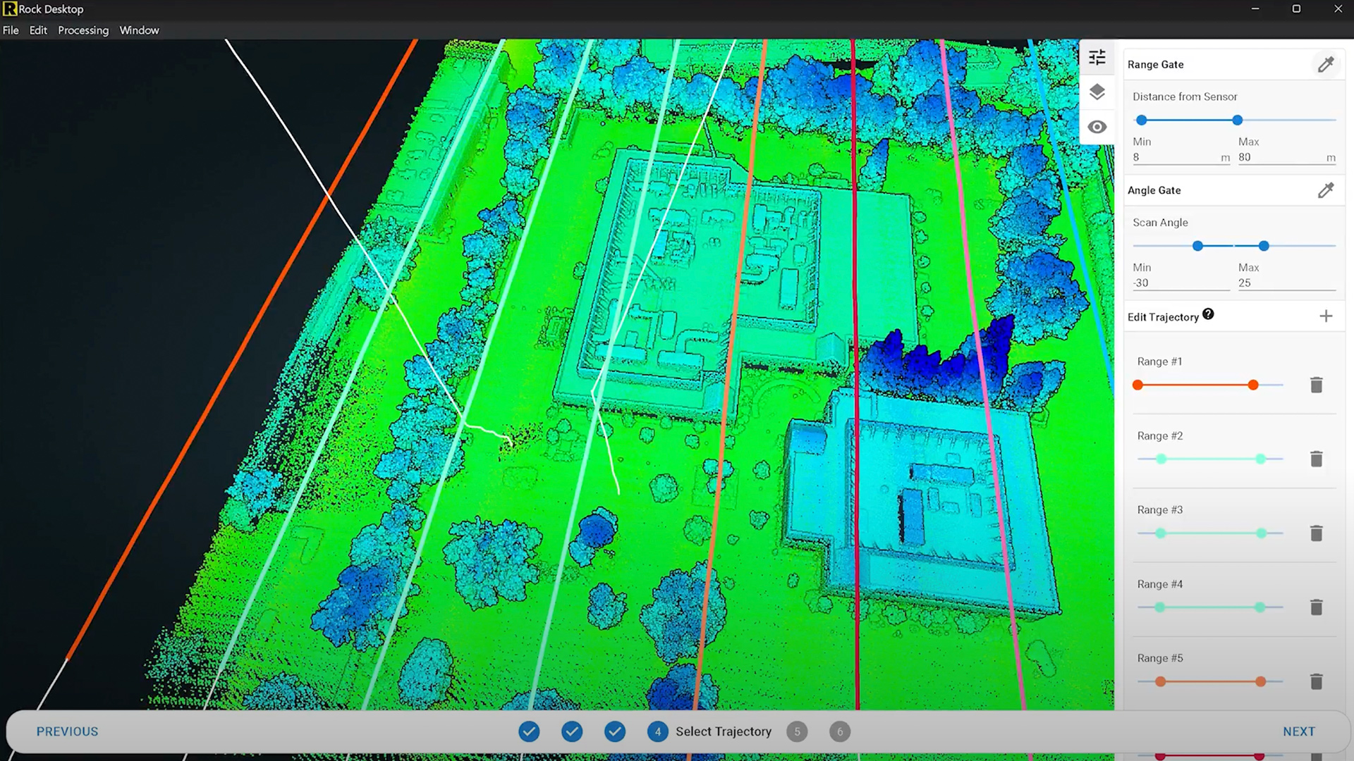 Processing the Data with ROCK Desktop - R3 Pro LiDAR