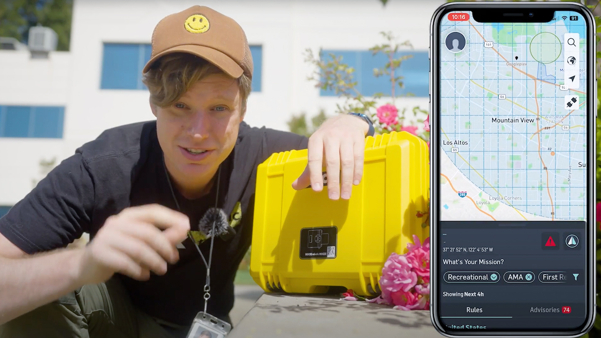 Utilizing AirMap for Safe Drone Flying - ROCK R3 Pro