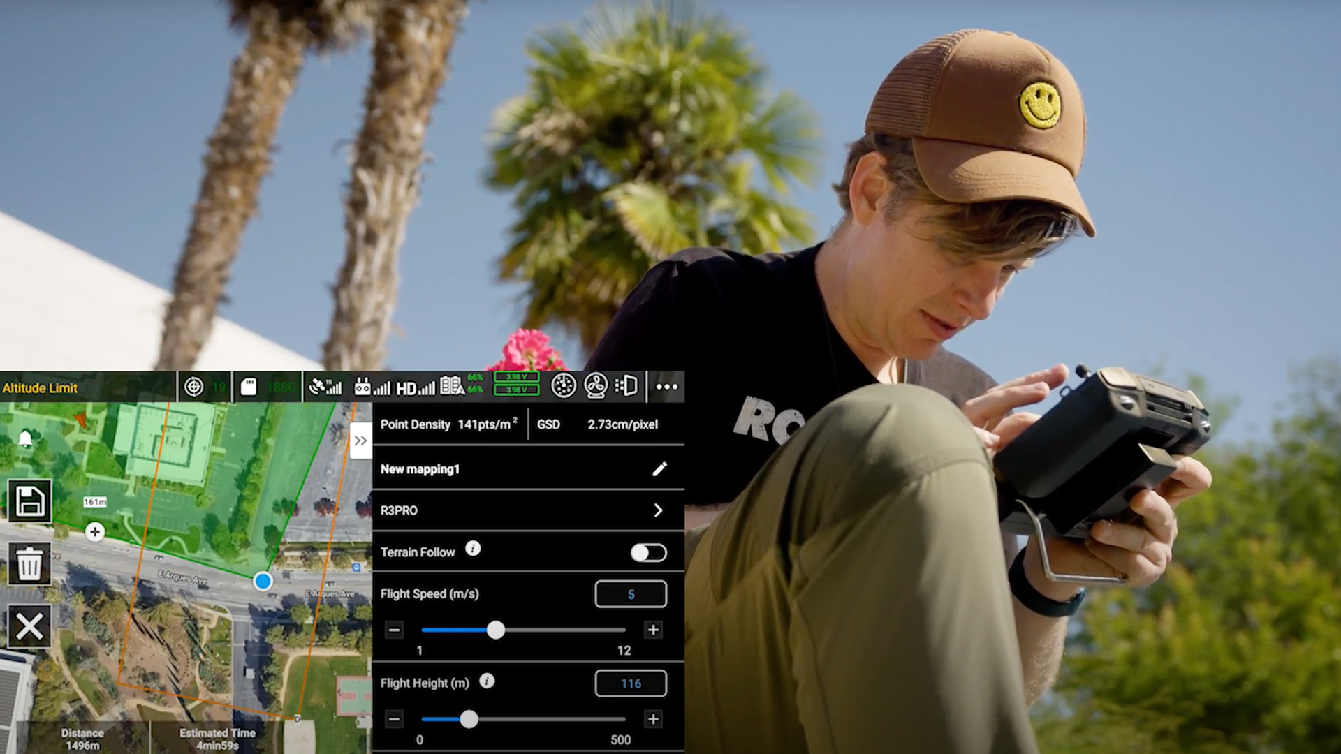 Mission Planning with ROCK Pilot App - R3 Pro LiDAR