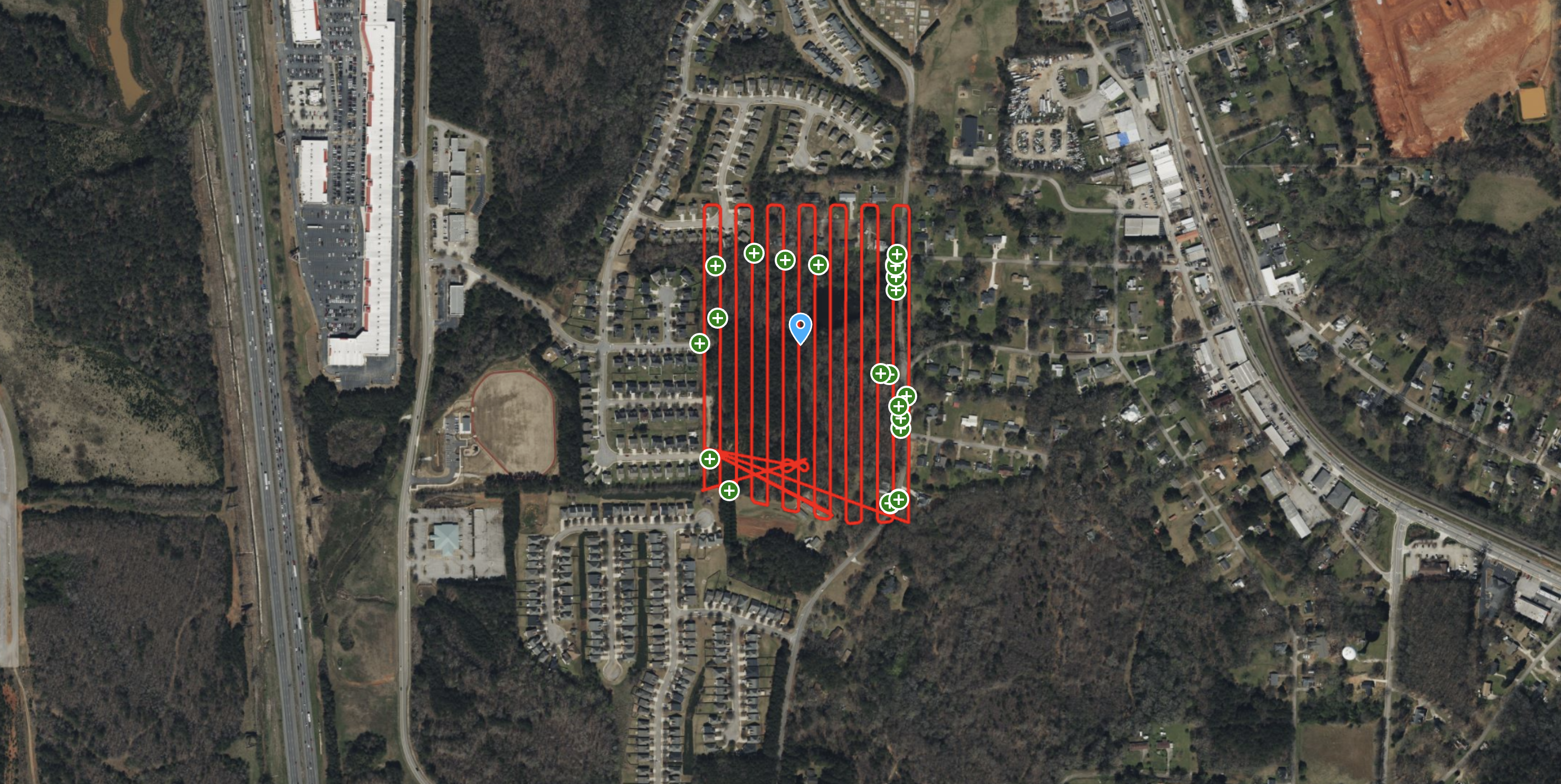 ROCK R3 Pro V2 – High-Accuracy LiDAR Survey in Dense Georgia Vegetation