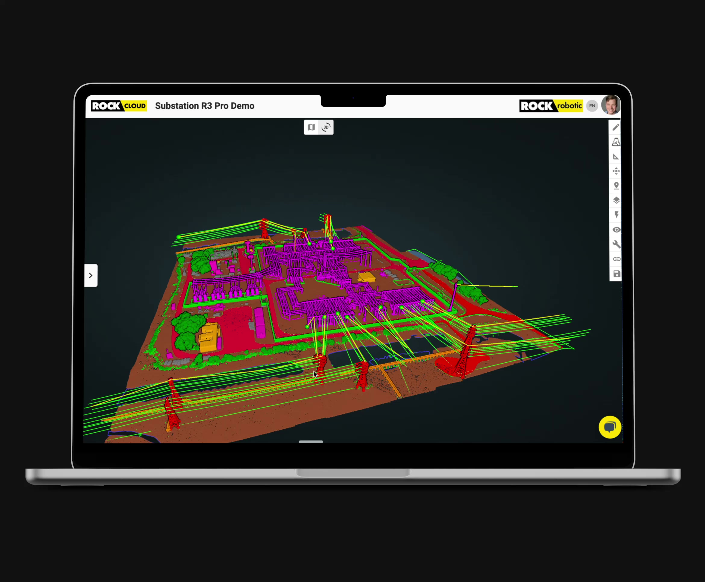 ROCK Cloud 3D sharing interface