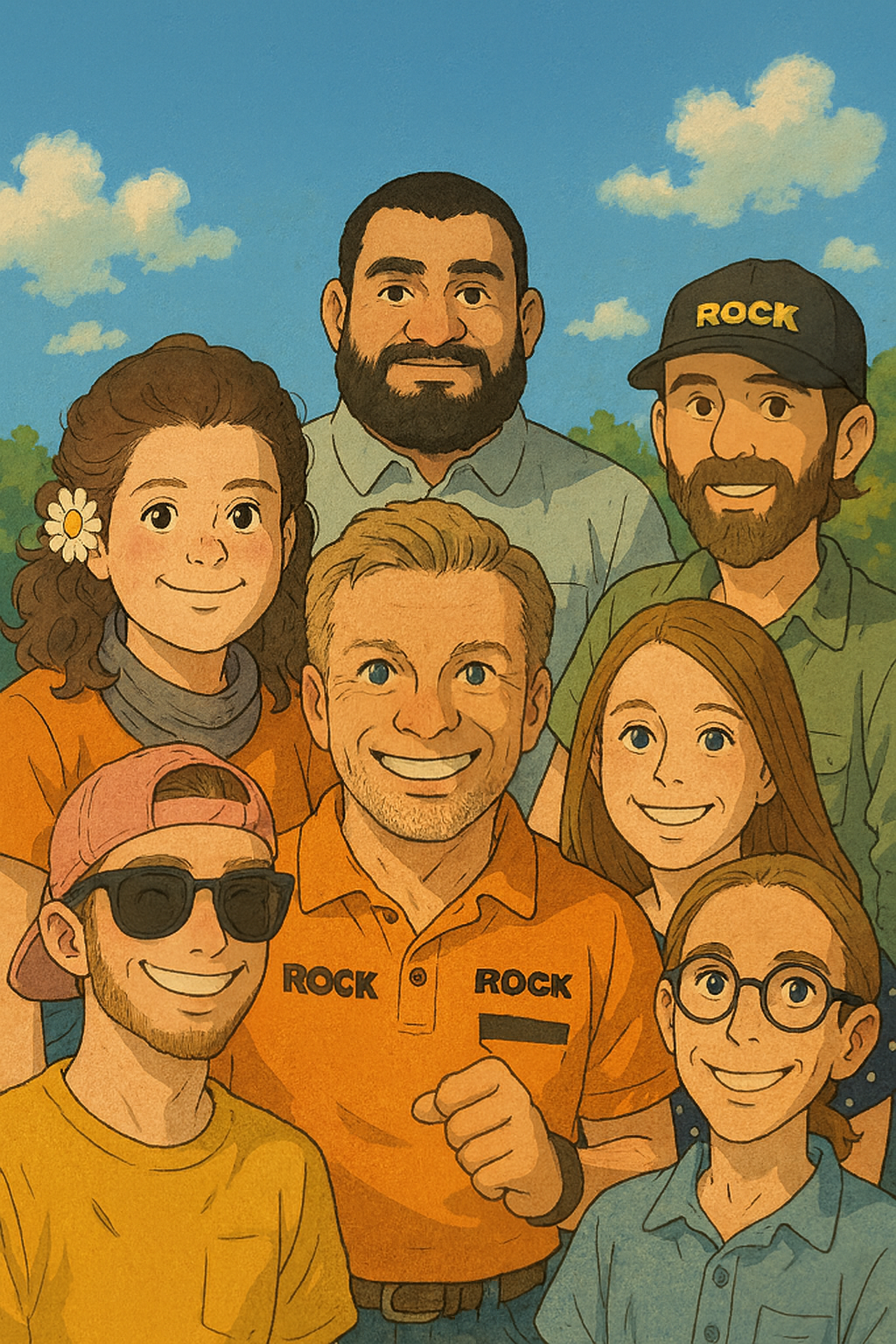 ROCK Robotic customer support team
